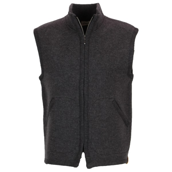 Albmerino - Walk Stehkragen Weste - Wollgilet Gr L;M;XL grau;grau/weiß von Albmerino