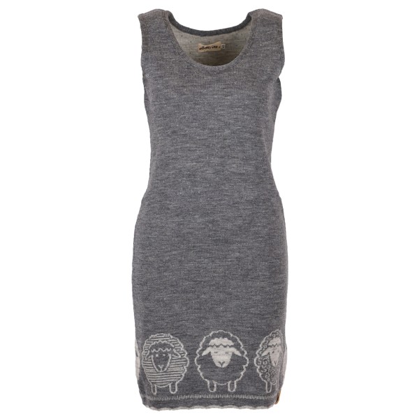 Albmerino - Women's T-Kleid Schäfchen - Kleid Gr XXL grau von Albmerino