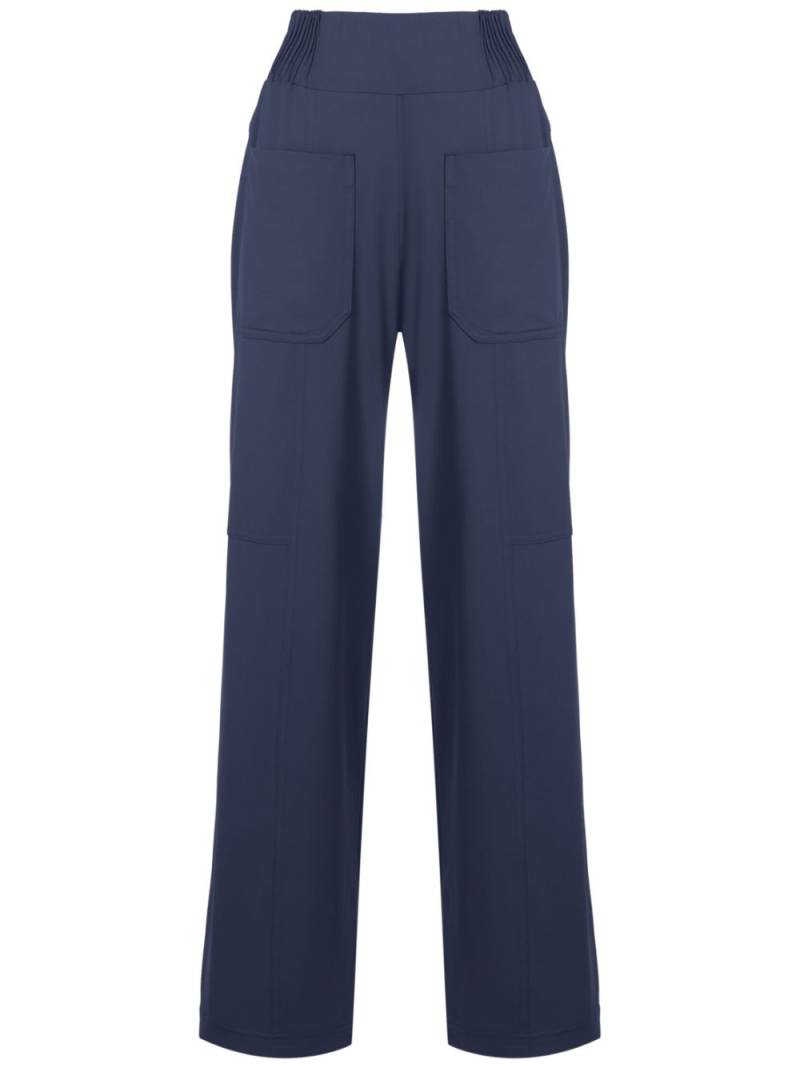 Alcaçuz Win straight-leg trousers - Blue von Alcaçuz