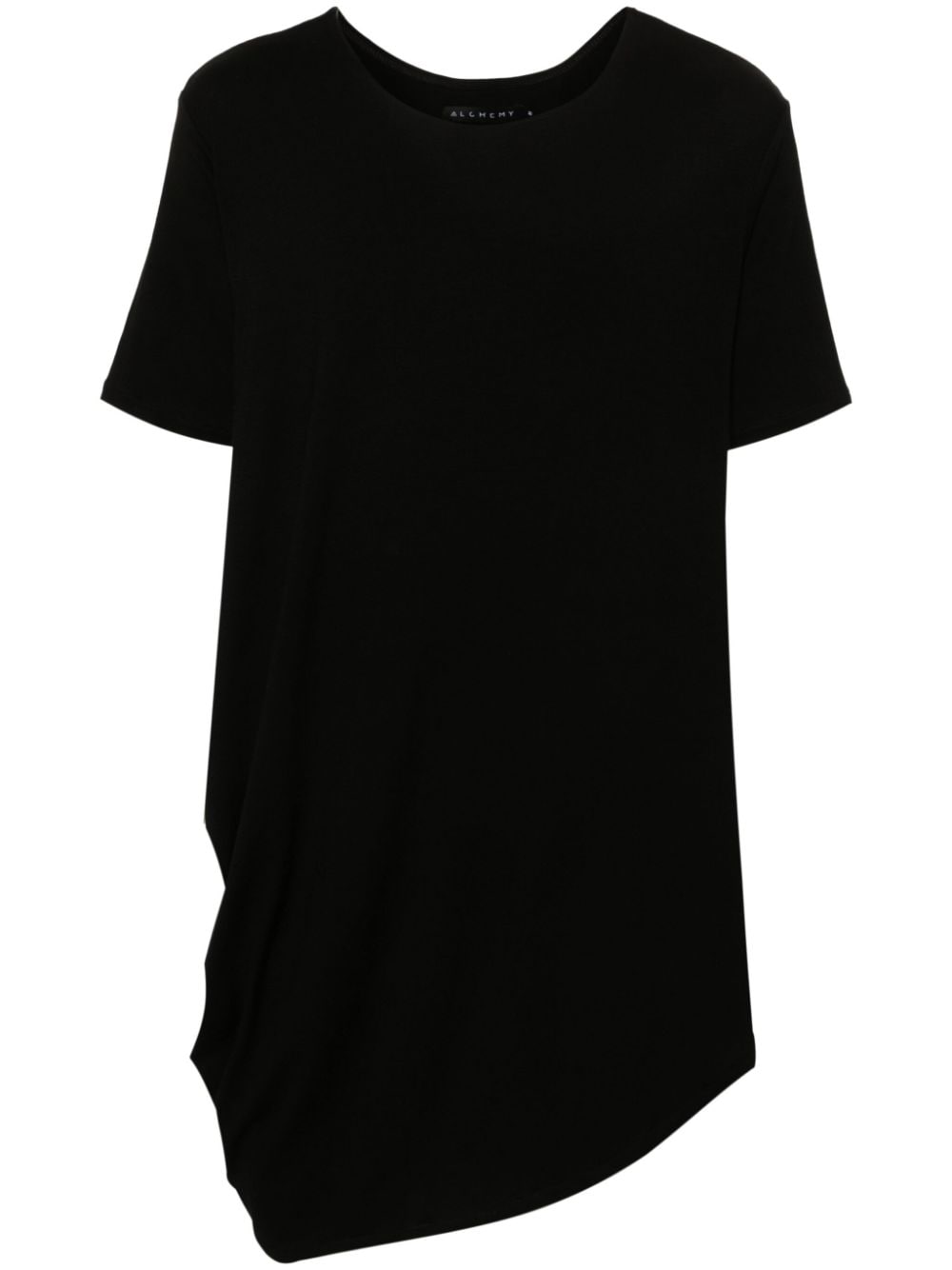 Alchemy asymmetric long-line T-shirt - Black von Alchemy