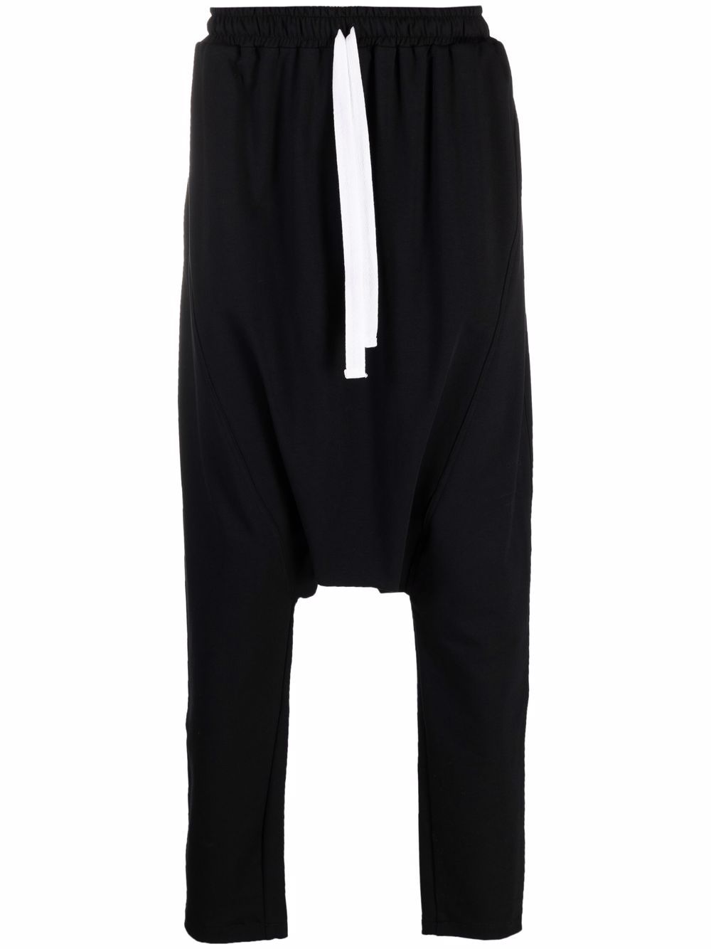 Alchemy drawstring drop crotch trousers - Black von Alchemy