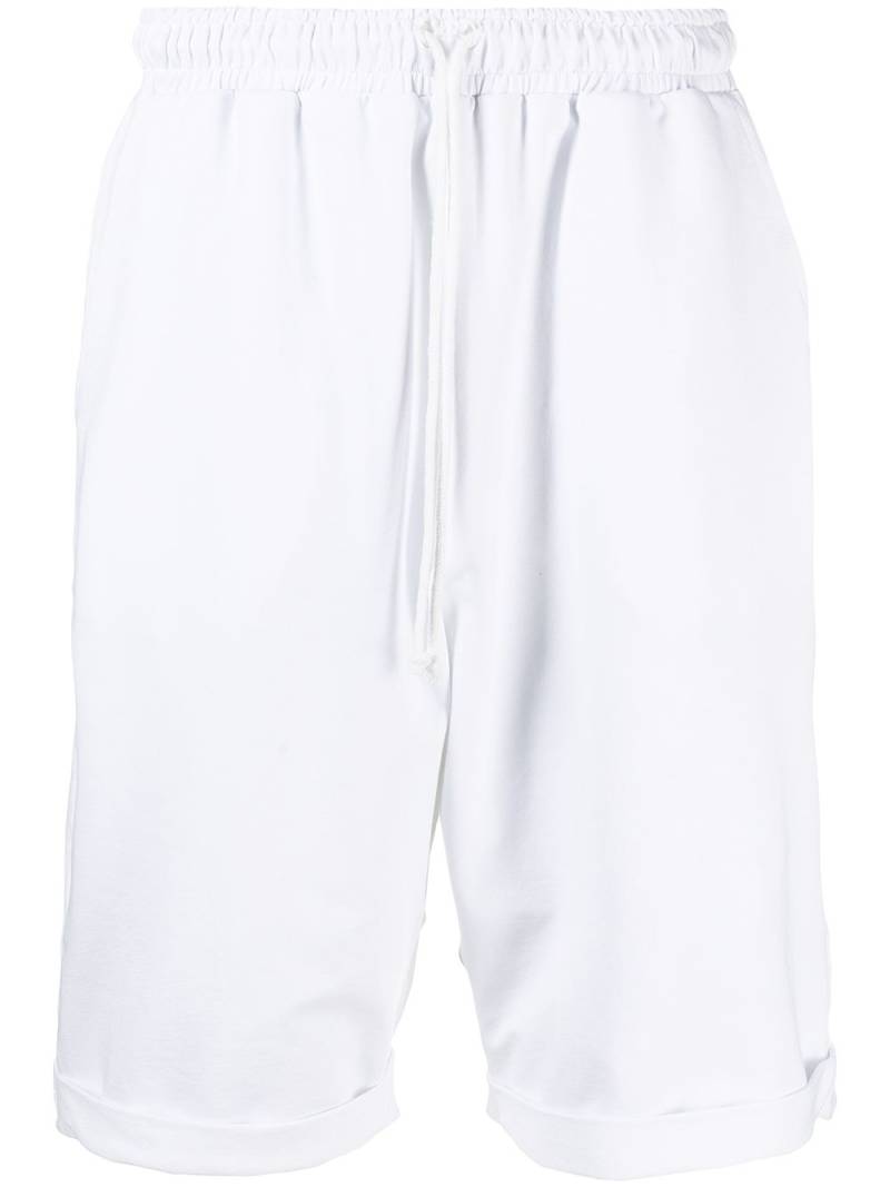 Alchemy turn-up hem knee-length shorts - White von Alchemy