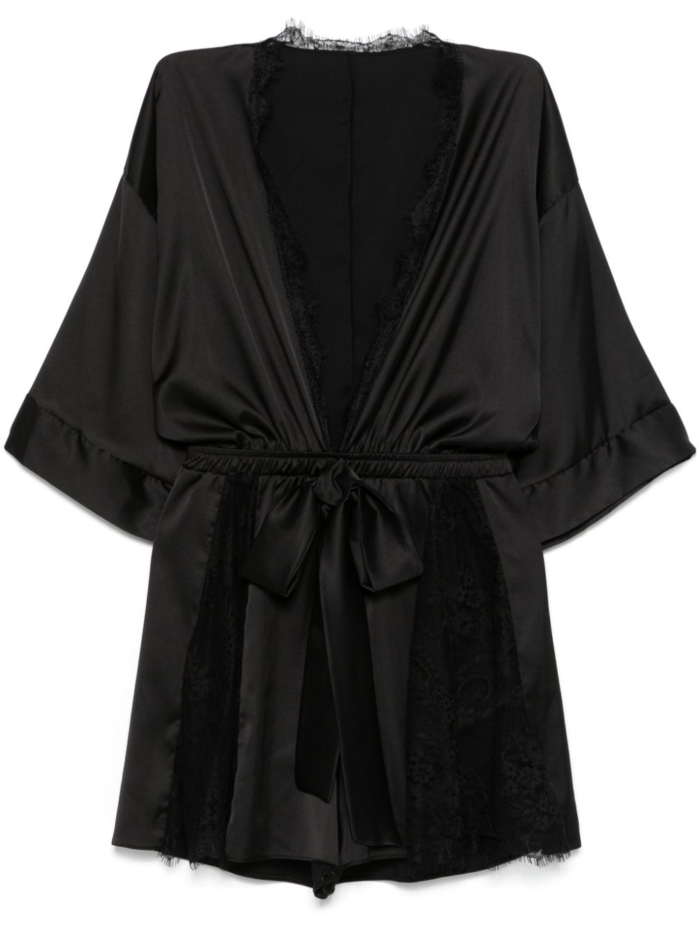 Alchemy x Lia Aram lace-trim playsuit - Black von Alchemy