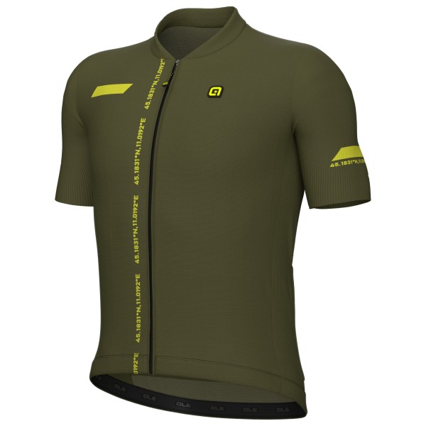 Alé - Follow Me S/S Jersey - Velotrikot Gr L oliv von Alé