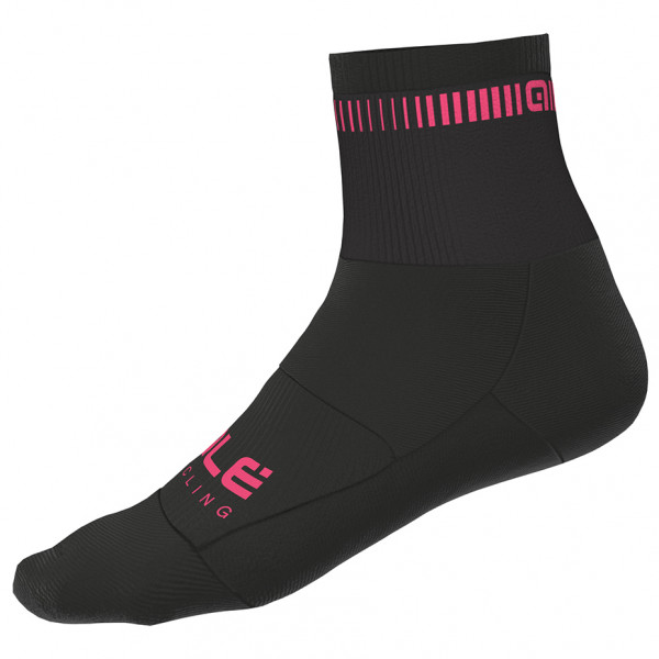 Alé - Logo Q-Skin Socks - Velosocken Gr 36-39 - S schwarz von Alé