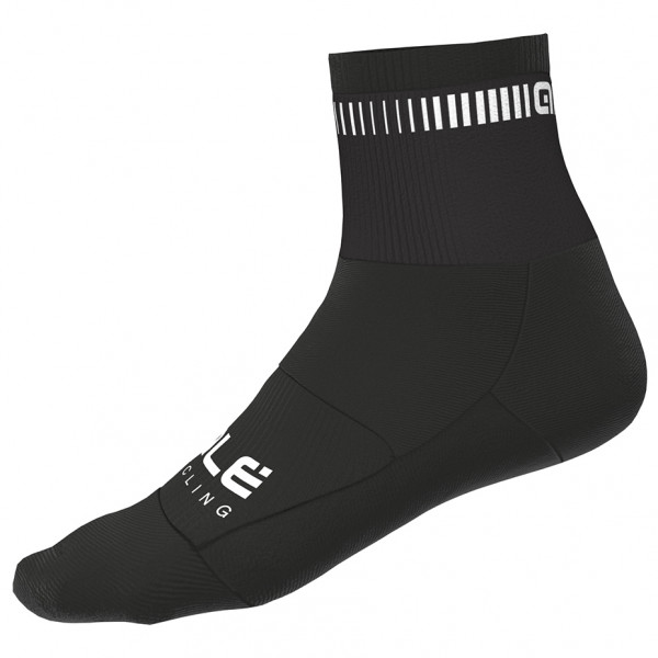 Alé - Logo Q-Skin Socks - Velosocken Gr 44-47 - L schwarz von Alé