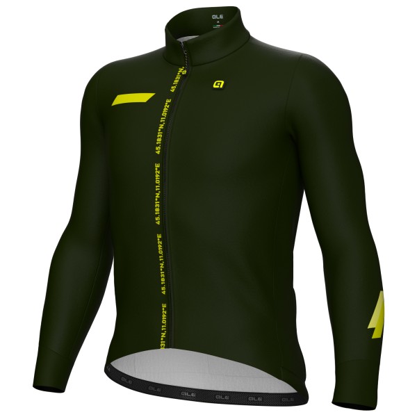 Alé - Pr-E Follow Me L/S Jersey - Velotrikot Gr 3XL oliv von Alé