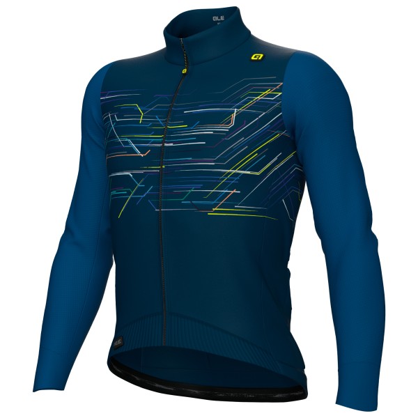 Alé - Pr-E Megabyte L/S Jersey - Velotrikot Gr 3XL;4XL;L;S;XL;XXL blau;schwarz von Alé