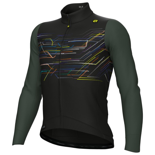 Alé - Pr-E Megabyte L/S Jersey - Velotrikot Gr 3XL schwarz von Alé