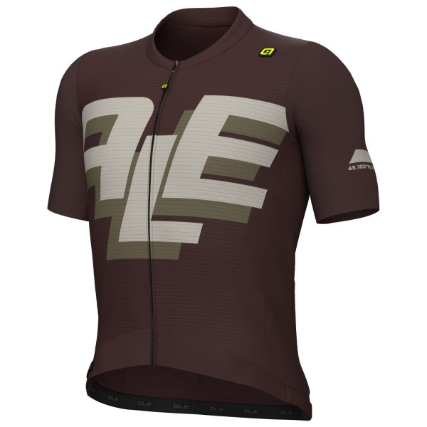 Alé - Sauvage S/S Jersey - Velotrikot Gr L braun von Alé