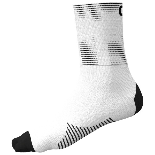 Alé - Sprint Q-Skin Socks - Velosocken Gr 40-43 grau/weiß von Alé