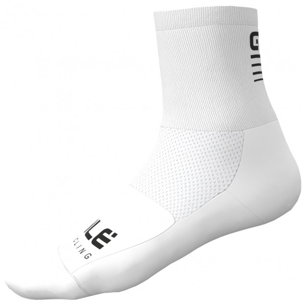 Alé - Strada 2.0 Socks - Velosocken Gr 36-39 - S weiß/grau von Alé