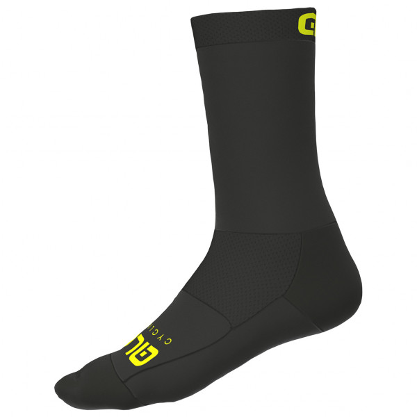 Alé - Team Socks - Velosocken Gr 36-39 - S;40-43 - M;44-47 - L gelb;schwarz;weiß von Alé