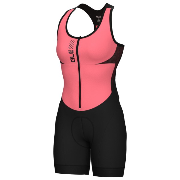 Alé - Women's Color Block Sleeveless Unitard - Veloeinteiler Gr L schwarz von Alé