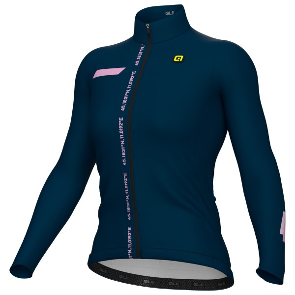 Alé - Women's Pr-E Follow Me L/S Jersey - Velotrikot Gr XS blau von Alé