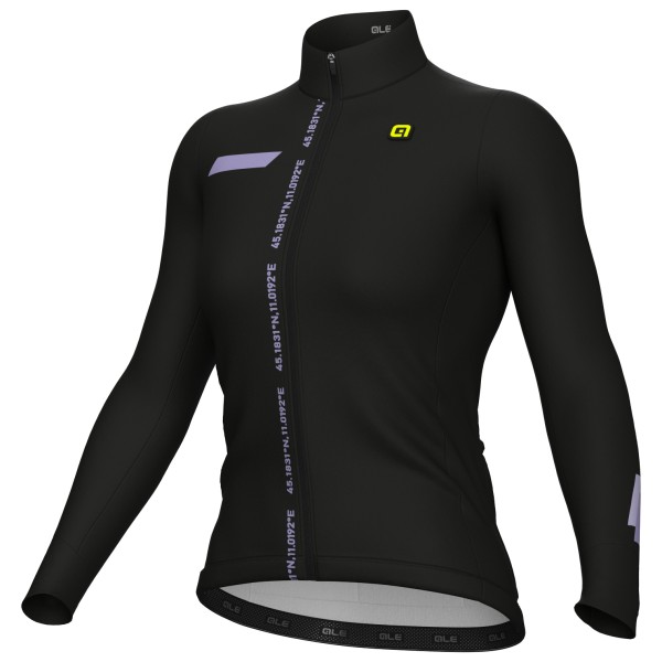 Alé - Women's Pr-E Follow Me L/S Jersey - Velotrikot Gr XS schwarz von Alé