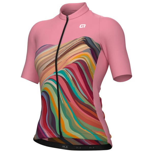 Alé - Women's Rainbow S/S Jersey - Velotrikot Gr XS rosa von Alé