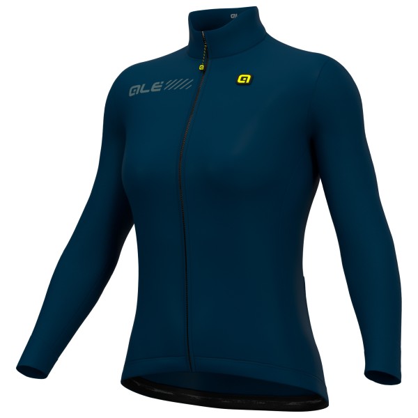 Alé - Women's Solid Fondo 2.0 L/S Jersey - Velotrikot Gr L blau von Alé