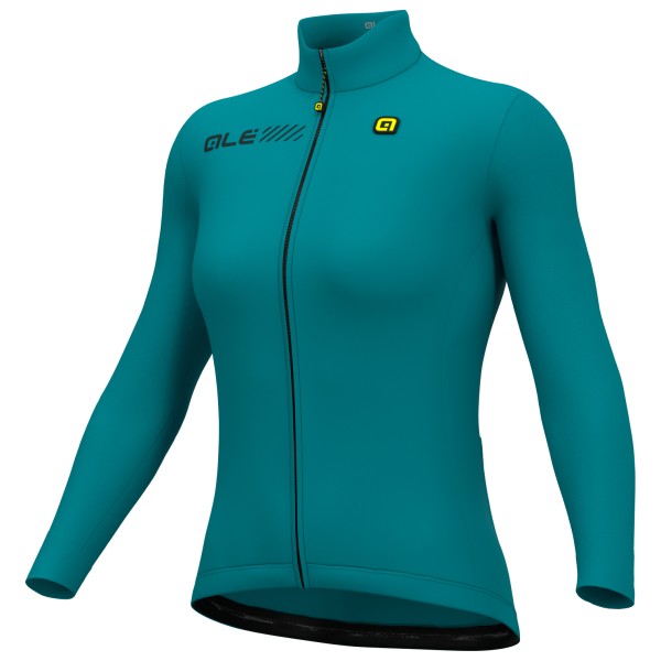 Alé - Women's Solid Fondo 2.0 L/S Jersey - Velotrikot Gr XS türkis von Alé