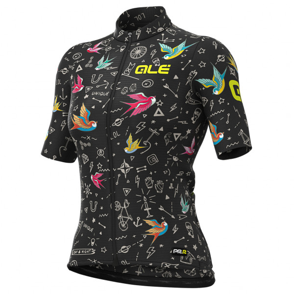 Alé - Women's Versilia Jersey Graphics - Velotrikot Gr XS schwarz von Alé