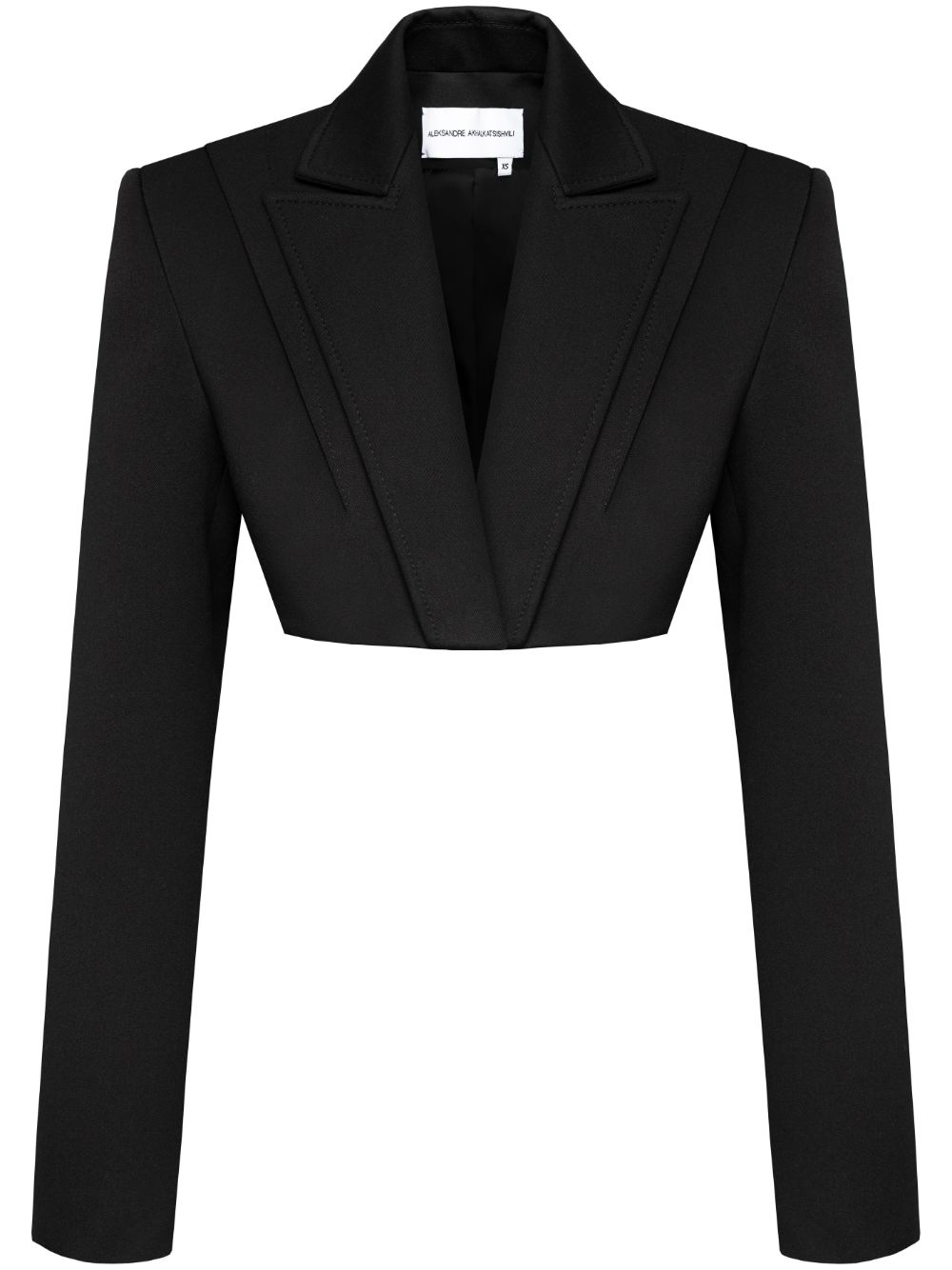 Aleksandre Akhalkatsishvili cropped blazer - Black von Aleksandre Akhalkatsishvili