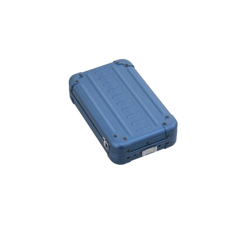 Aluminium Vertical Vanity Case 7,5" in Blau von Aleon