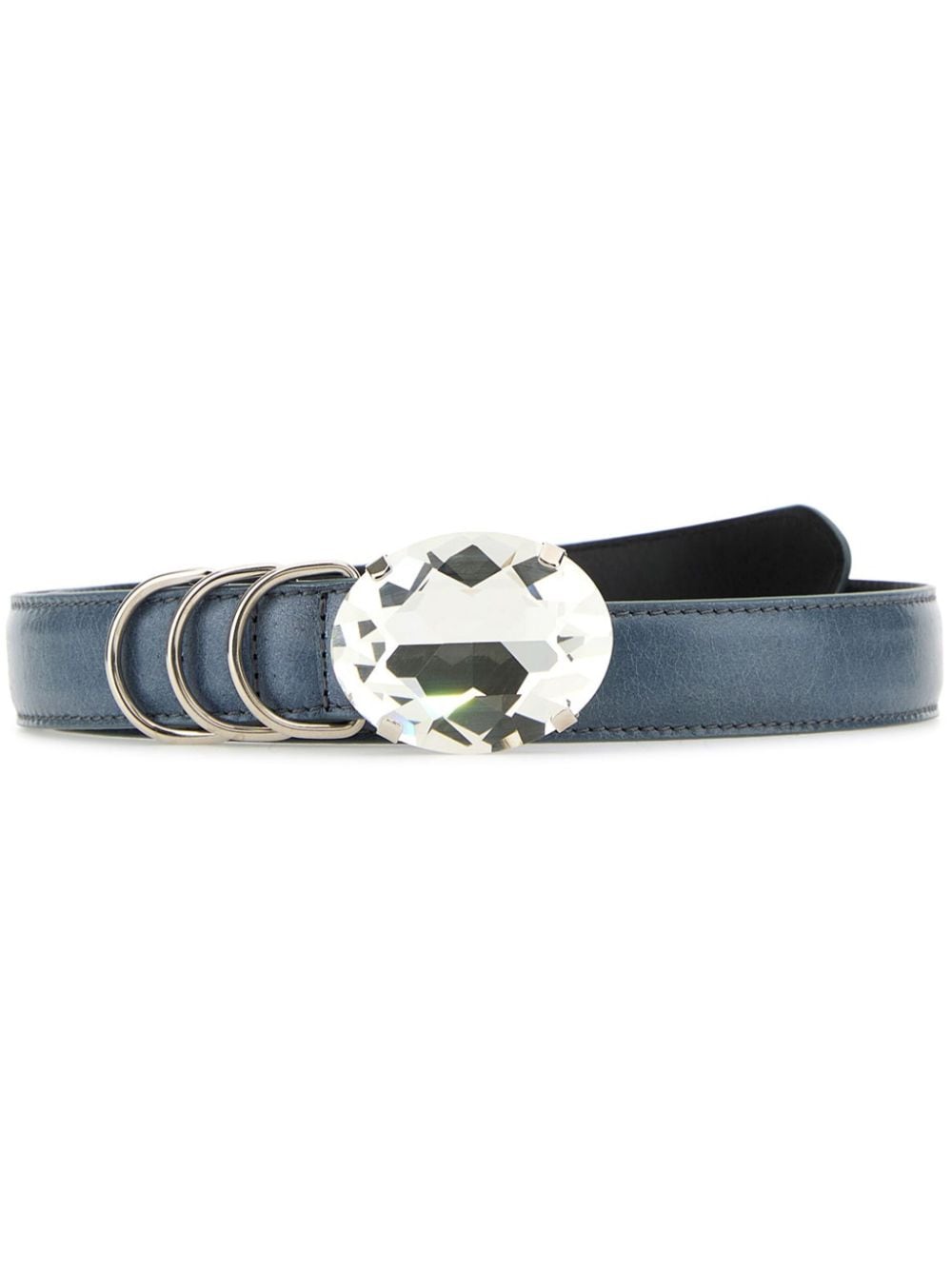 Alessandra Rich crystal-embellished belt - Blue von Alessandra Rich