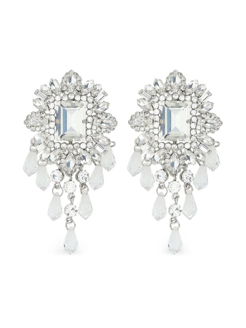 Alessandra Rich crystal-embellished earrings - Silver von Alessandra Rich