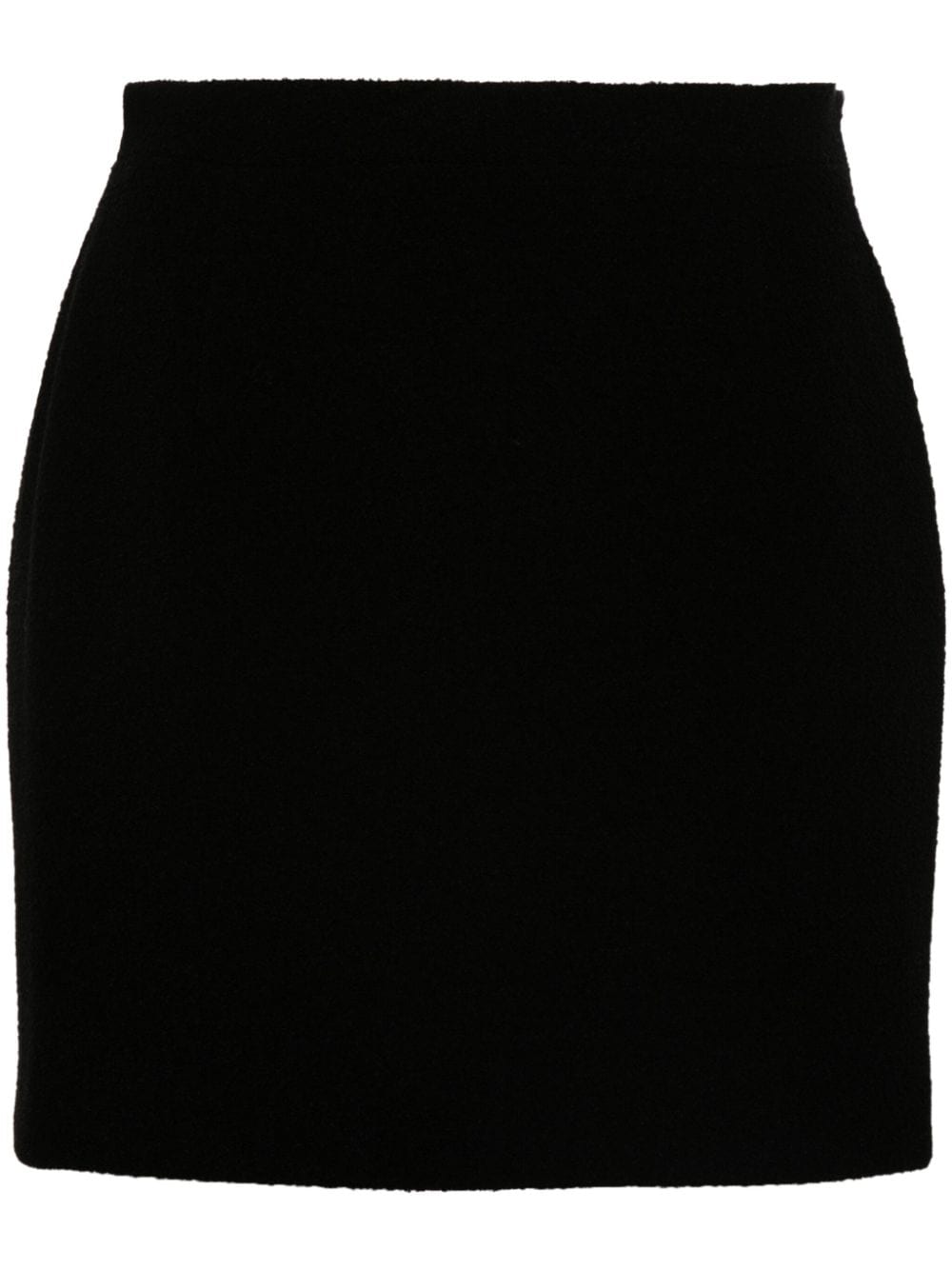 Alessandra Rich tweed bouclé mini skirt - Black von Alessandra Rich