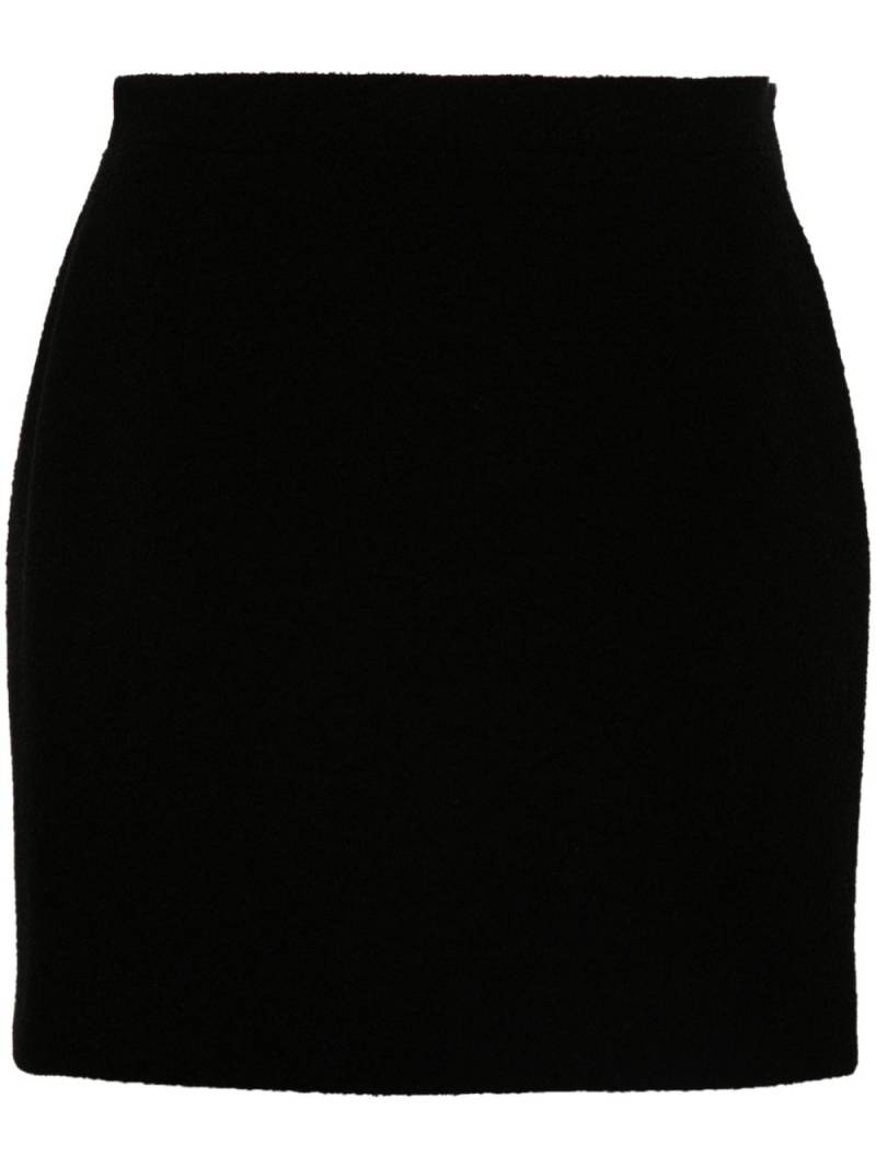 Alessandra Rich tweed bouclé mini skirt - Black von Alessandra Rich