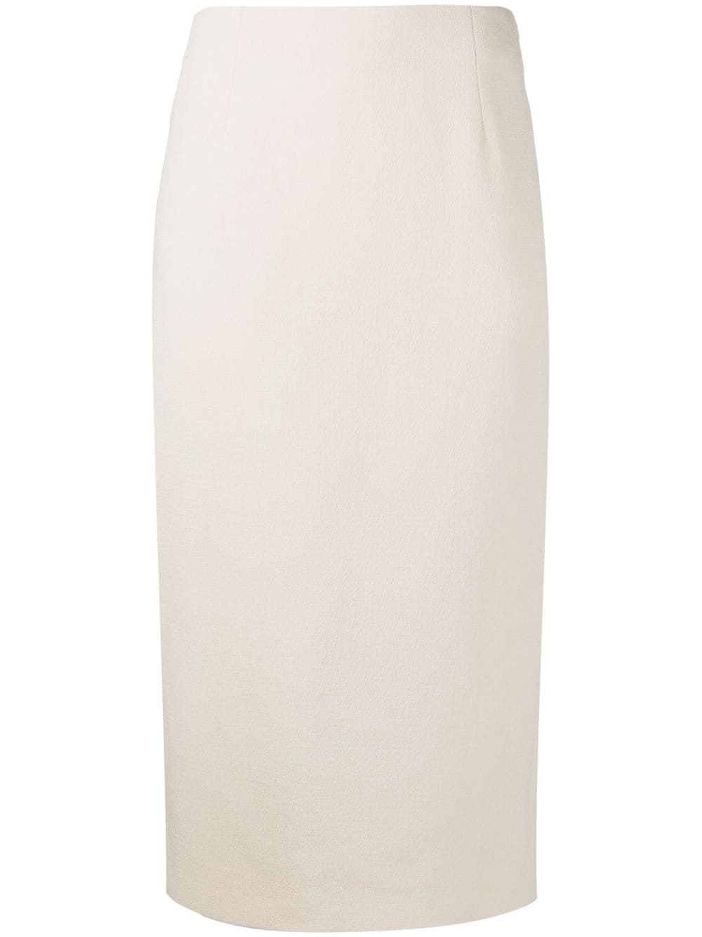 Alessandra Rich wool bouclé midi pencil skirt - Neutrals von Alessandra Rich