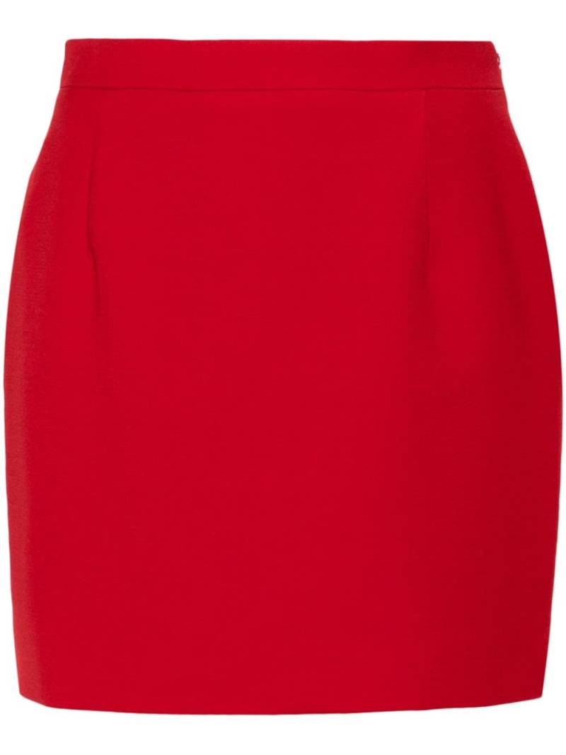 Alessandra Rich wool mini skirt - Red von Alessandra Rich