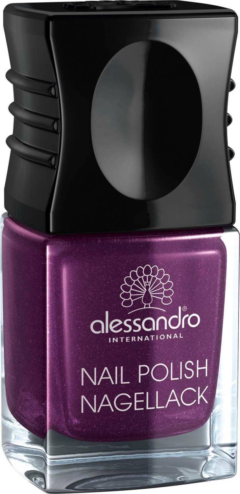 Nail Polish Purple Purpose Damen Purpurrot 10ml von alessandro