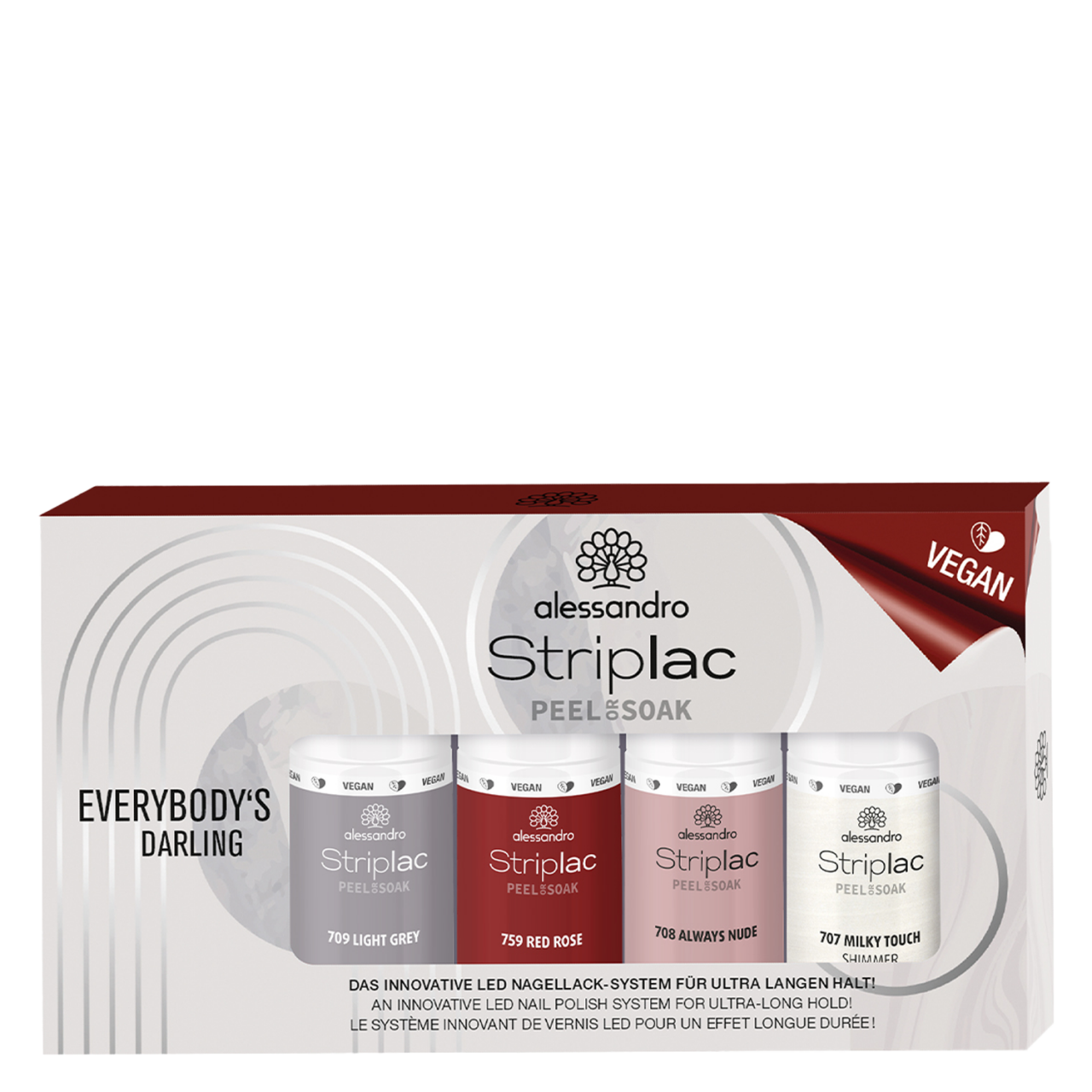 Frozen Beauty - Striplac Peel or Soak Everybody's Darling Set Frozen Beauty - Striplac Peel or Soak Everybody's Darling Set von Alessandro