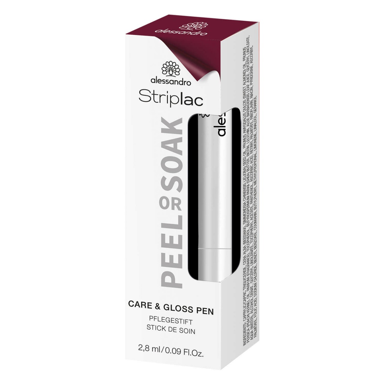 Striplac Peel or Soak - Care & Gloss Pen von Alessandro