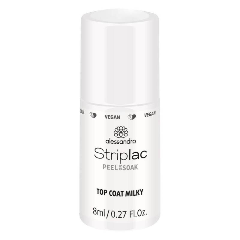 Striplac Peel or Soak - Top Coat Milky von Alessandro