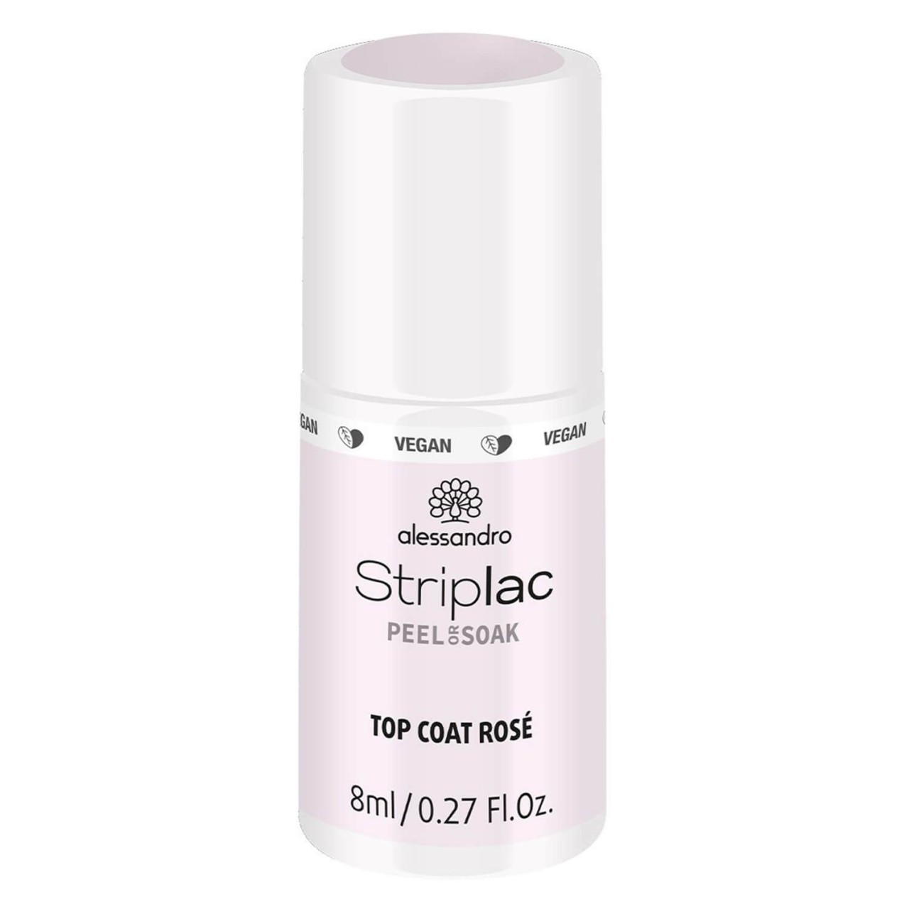 Striplac Peel or Soak - Top Coat Rosé von Alessandro