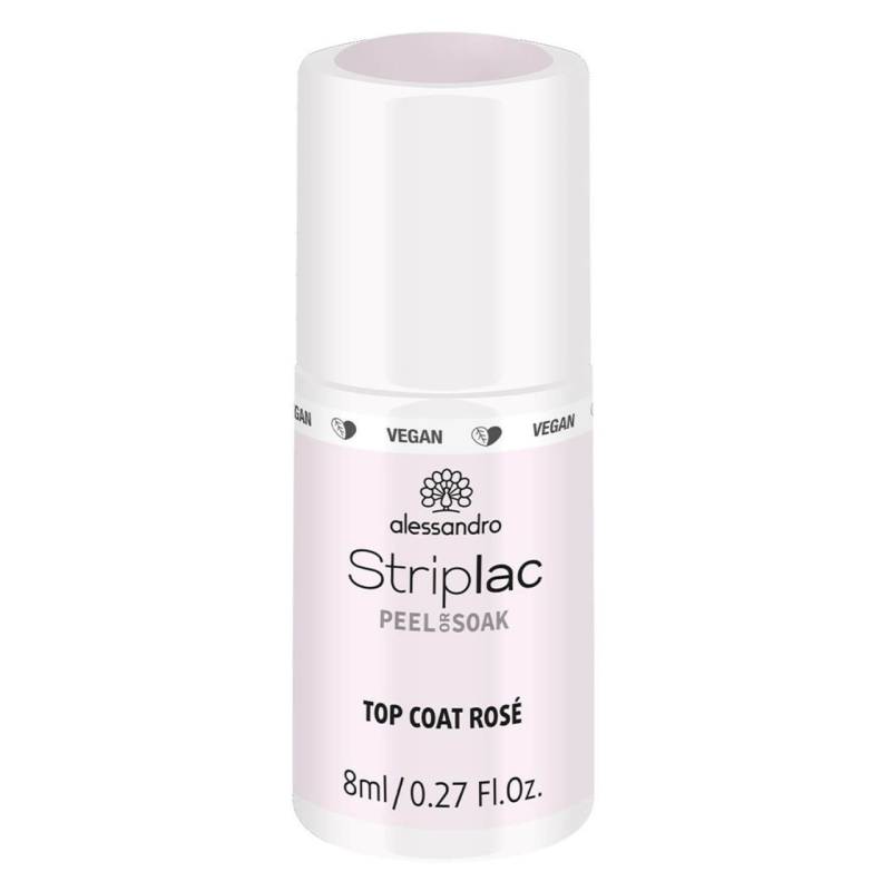 Striplac Peel or Soak - Top Coat Rosé von Alessandro