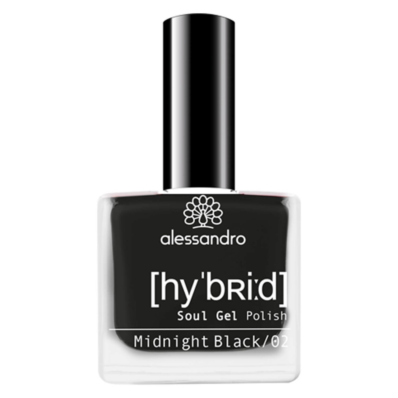 hybrid - Soul Gel Polish Midnight Black von Alessandro