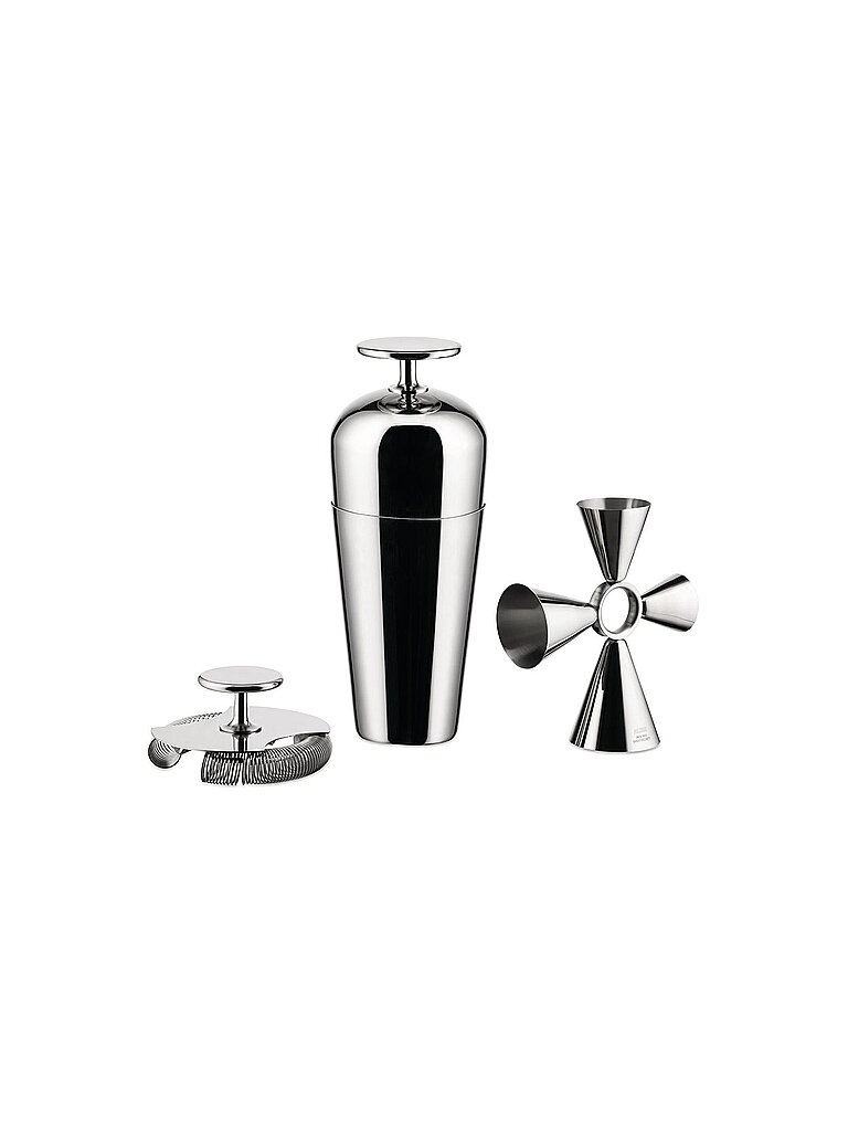 ALESSI Bar Set The Tending Box 3tlg Edelstahl silber von Alessi