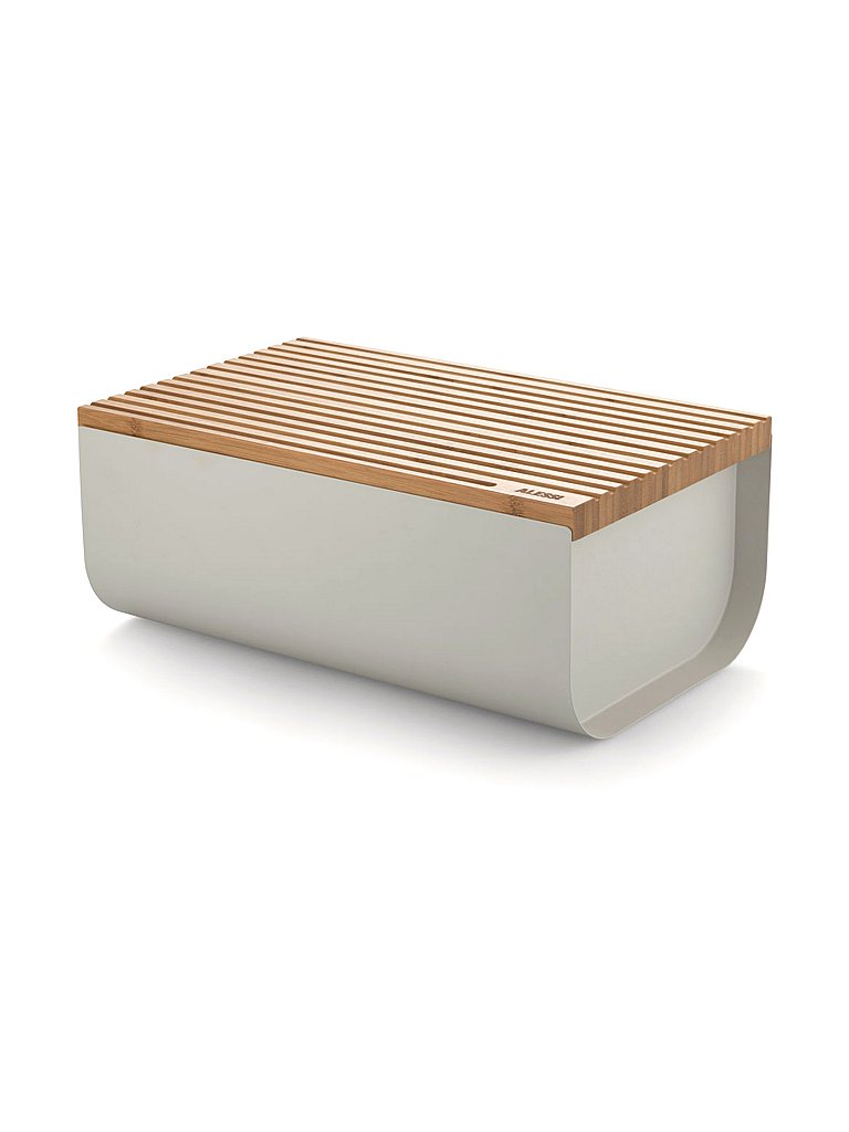 ALESSI Brotkasten Mattina 34x21cm Warmgrau/Bambus hellgrau ALESSI Brotkasten Mattina 34x21cm Warmgrau/Bambus hellgrau von Alessi