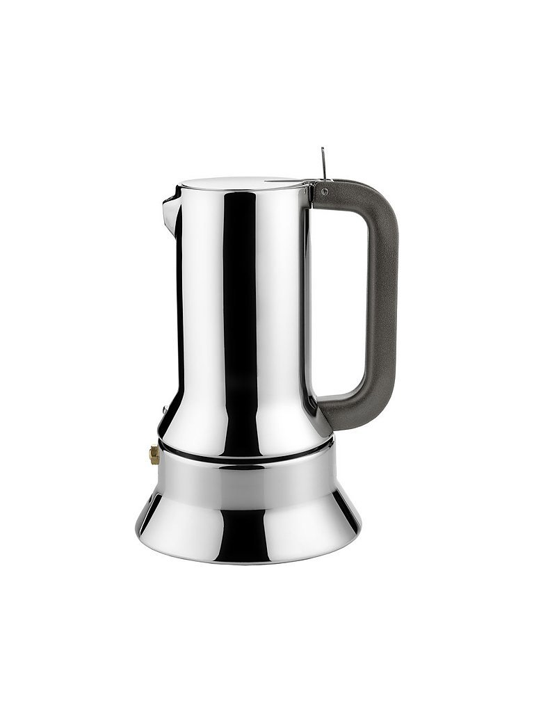 ALESSI Espressomaschine / 6 Tassen silber von Alessi