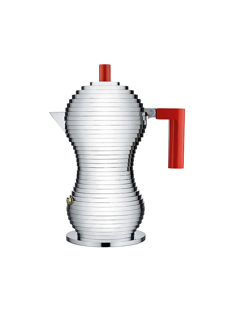 ALESSI Espressomaschine Pulcina 3 Tassen silber von Alessi