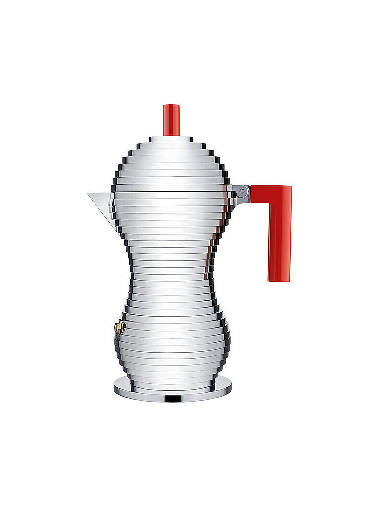 ALESSI Espressomaschine Pulcina 6 Tassen silber von Alessi