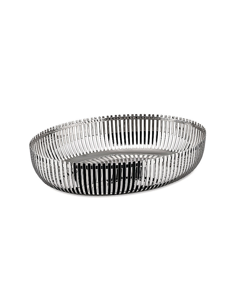 ALESSI Korbschale oval 26cm Edelstahl silber von Alessi