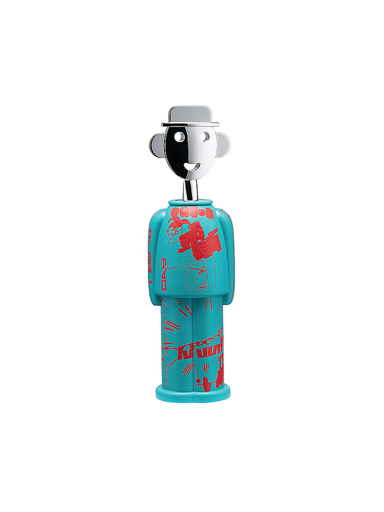 ALESSI Korkenzieher ALESSANDRO M. LIQUID Blau/Rot hellblau ALESSI Korkenzieher ALESSANDRO M. LIQUID Blau/Rot hellblau von Alessi