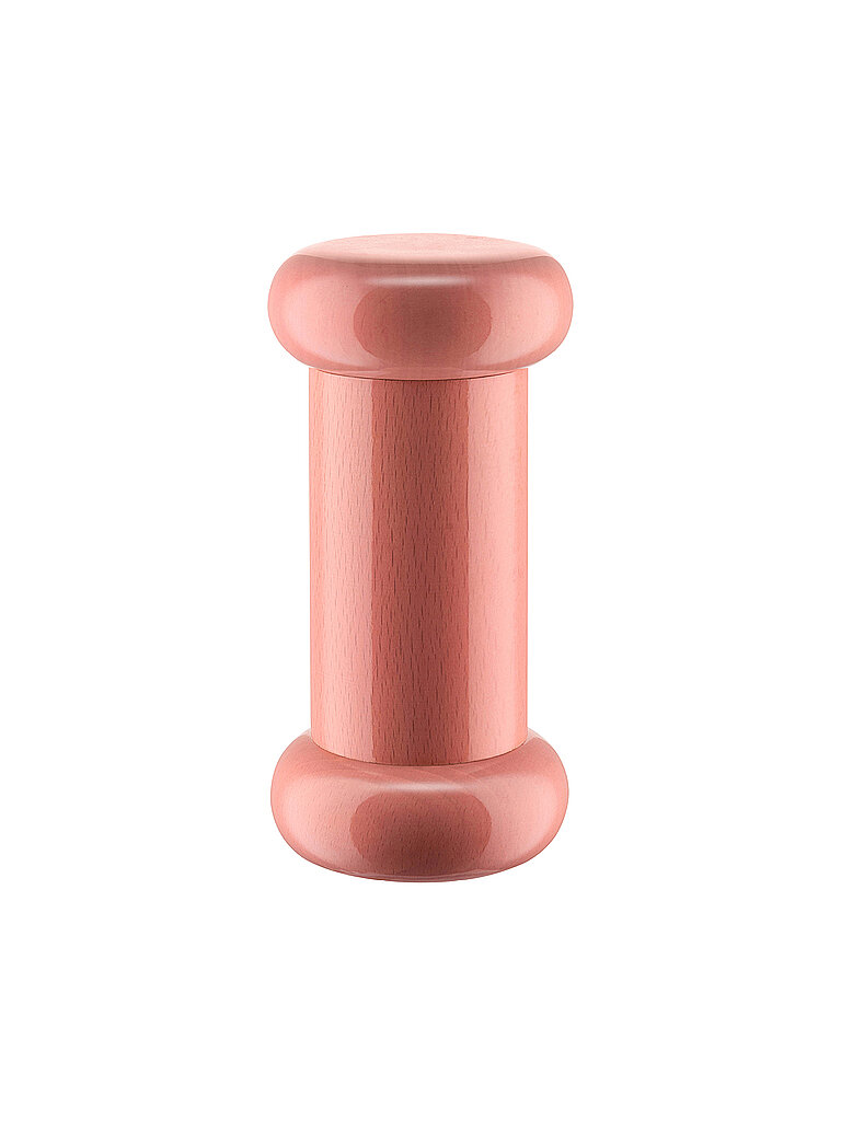 ALESSI Salz/Pfeffer Mühle Buchenholz 16cm rosa von Alessi