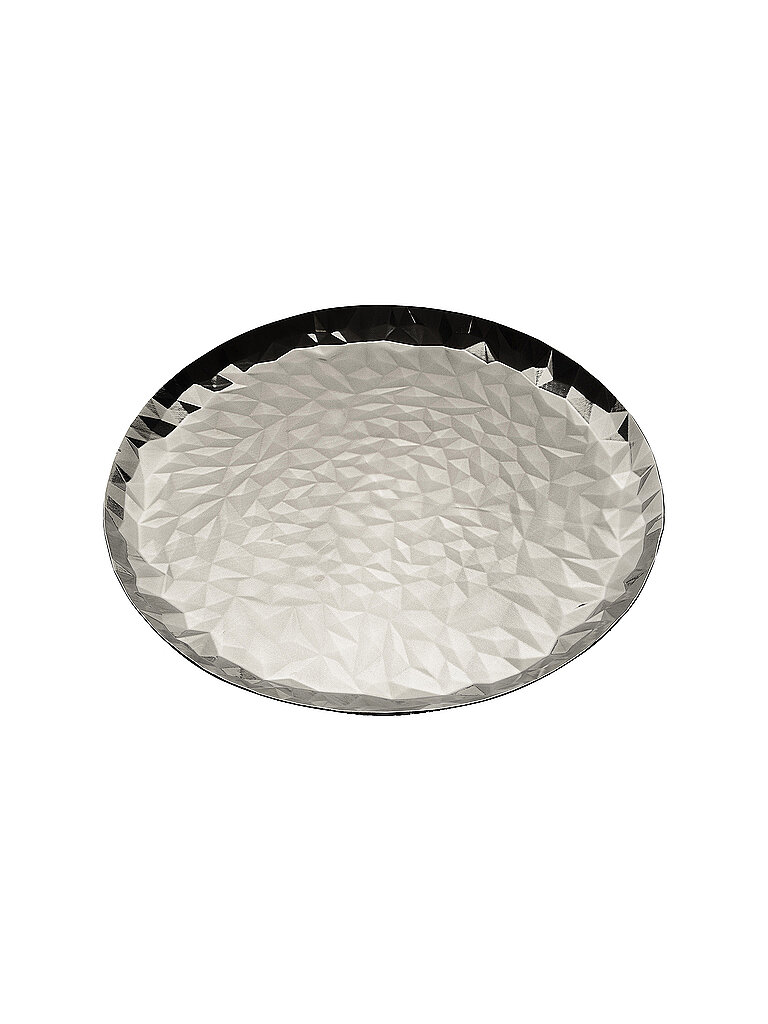 ALESSI Tablett JOY N. 3 Rund Edelstahl 40cm silber ALESSI Tablett JOY N. 3 Rund Edelstahl 40cm silber von Alessi