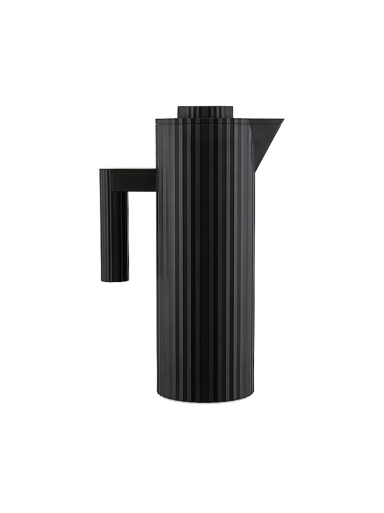 ALESSI Thermoskanne - Isolierkanne Plisse 1 l  Schwarz schwarz von Alessi