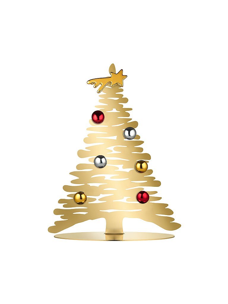 ALESSI Weihnachtsschmuck Baum Bark gold von Alessi